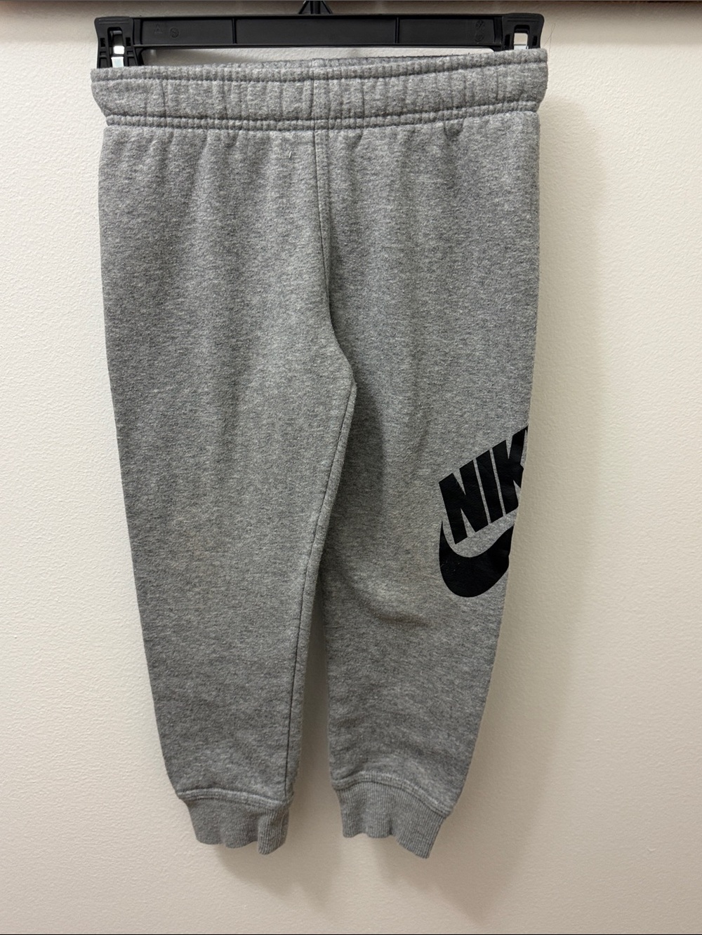 Nike Gray Sweat Joggers with Black Logo